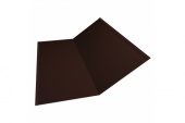 ендова верхняя прямая 190х190 дамир (2500, 0,45, 8017 шоколад, в пленке, 416) 